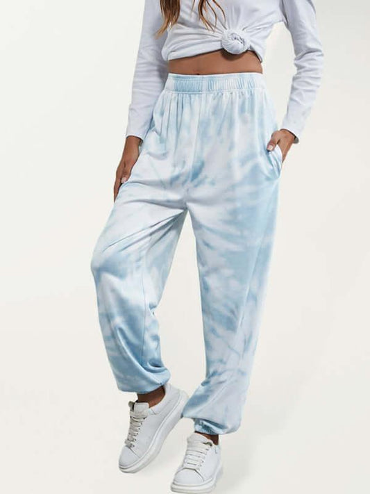 Casual Dye Fleece Women Pants - Women Pants - LeStyleParfait