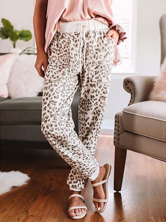 Casual Leopard Print Women Pants - Women Pants - LeStyleParfait