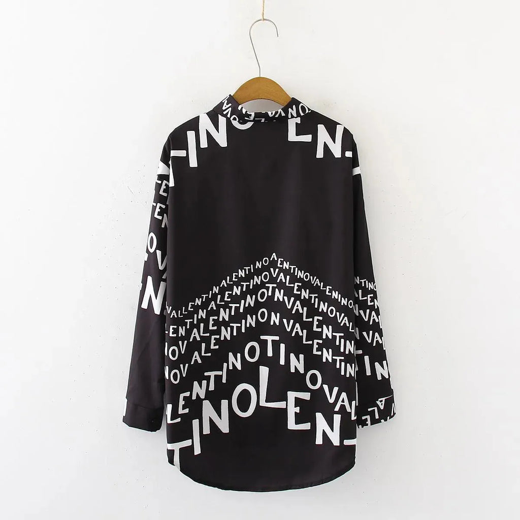 Casual Loose Blouses - Printed Shirt - Blouse - LeStyleParfait