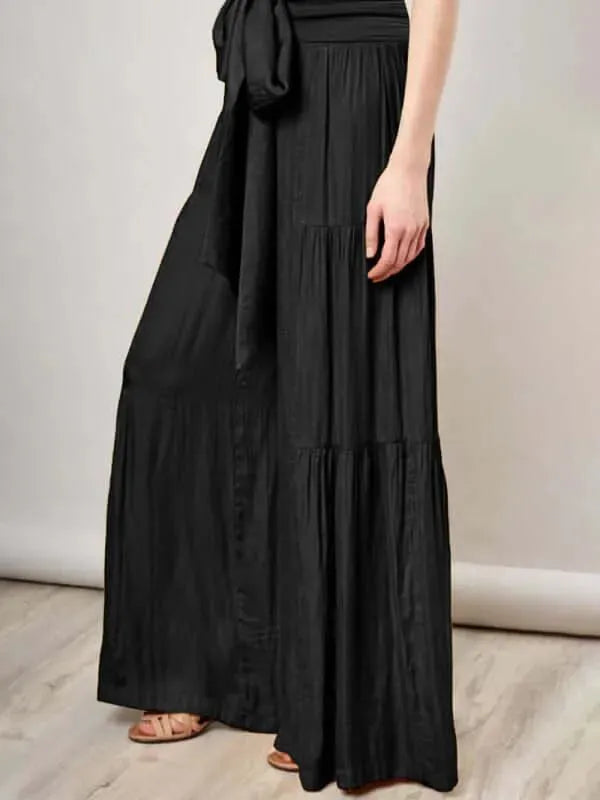 LeStyleParfait Women Pants Plain-Solid Women's Drawstring Polyester-Women Pants