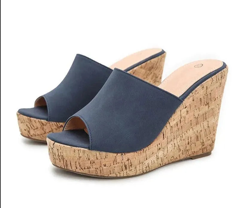 Casual Open Toe Wedge Shoes - Wedge Shoes - LeStyleParfait