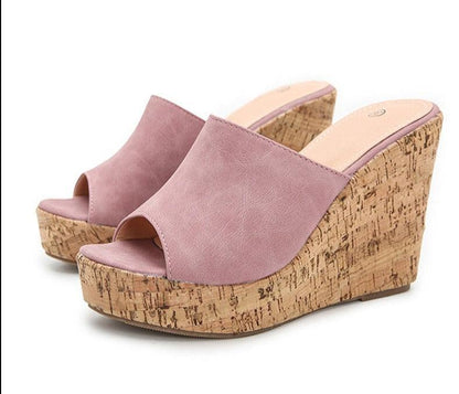 Casual Open Toe Wedge Shoes - Wedge Shoes - LeStyleParfait