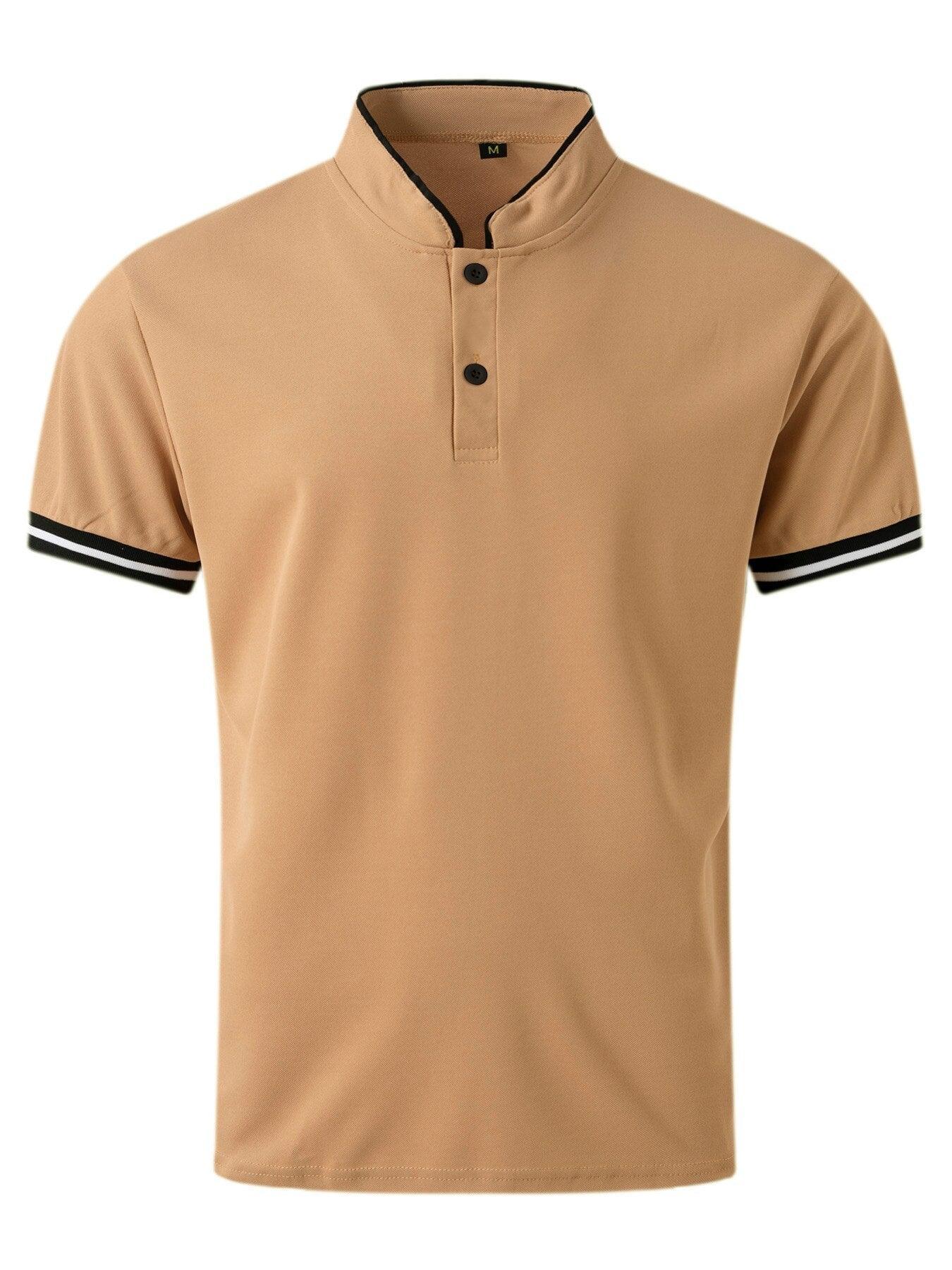 Casual Short-Sleeved Men Polo Shirt - Polo Shirt - LeStyleParfait
