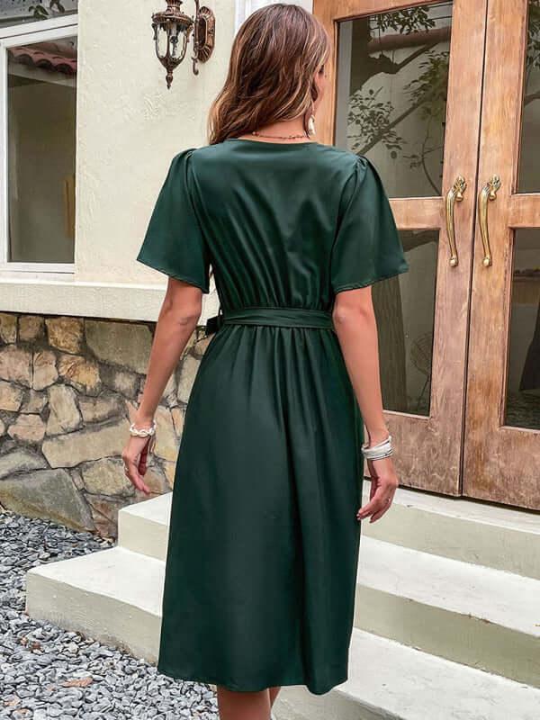 Casual Short Women Midi Dress - Dress - LeStyleParfait