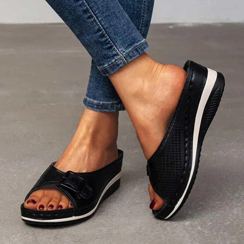 Casual Slip On Wedge Shoes - Wedge Shoes - LeStyleParfait