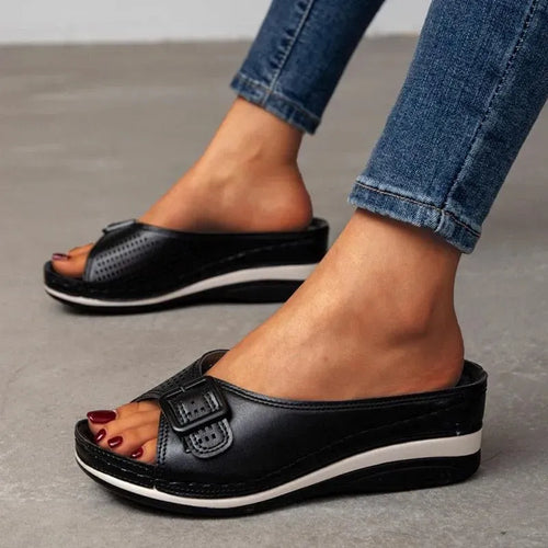 Casual Slip On Wedge Shoes - Wedge Shoes - LeStyleParfait