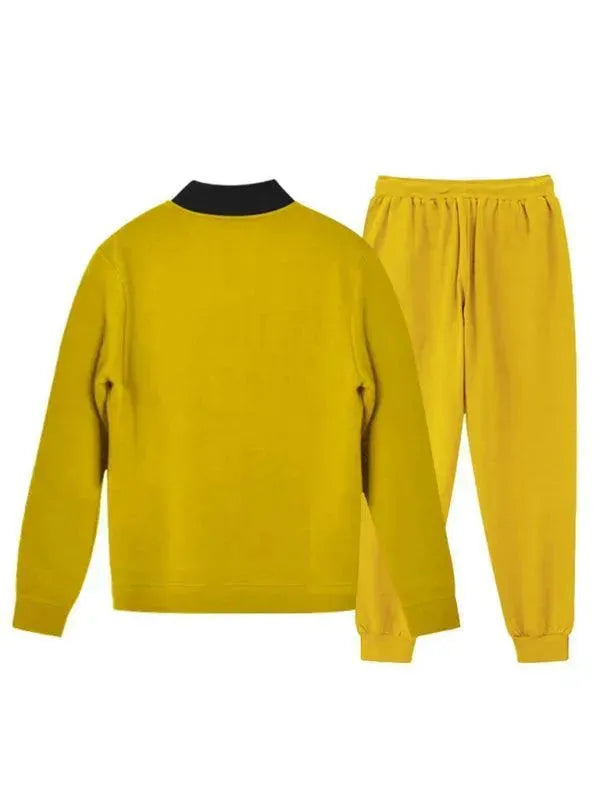 Men's Clothing Set Casual Zipper Plain-Solid Outfit Set - LeStyleParfait