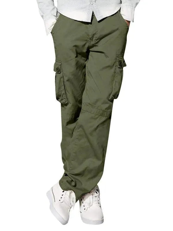 Casual Straight Loose Men Cargo Pants - Cargo Pants - LeStyleParfait