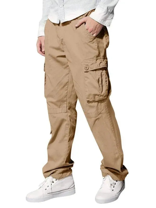 Casual Straight Loose Men Cargo Pants - Cargo Pants - LeStyleParfait