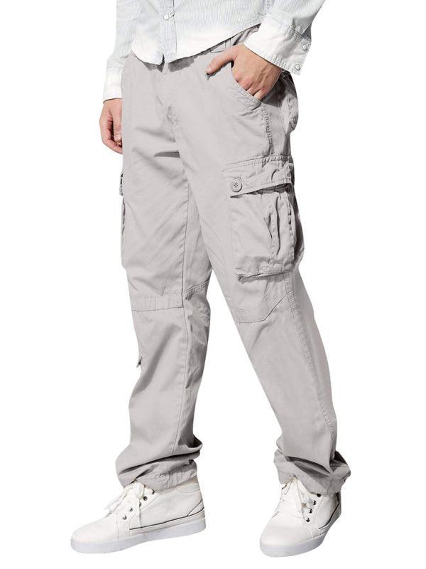Casual Straight Loose Men Cargo Pants - Cargo Pants - LeStyleParfait