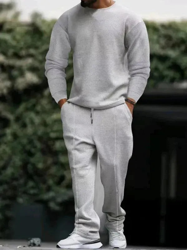 Casual Sweatshirt Loose Men Tracksuit - Tracksuit - LeStyleParfait