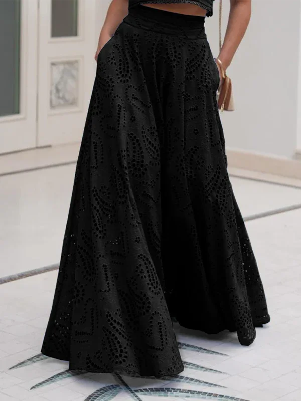 Casual Textured Sleeveless Maxi Dress