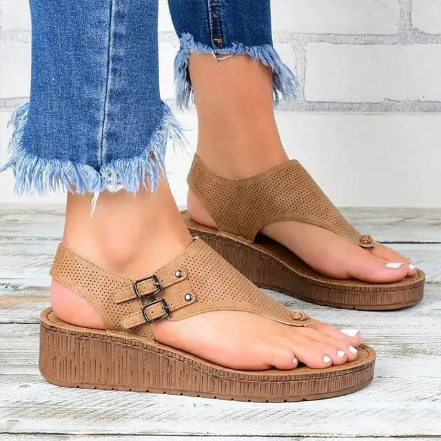 Casual Women Wedge Sandals - Wedge Shoes - LeStyleParfait