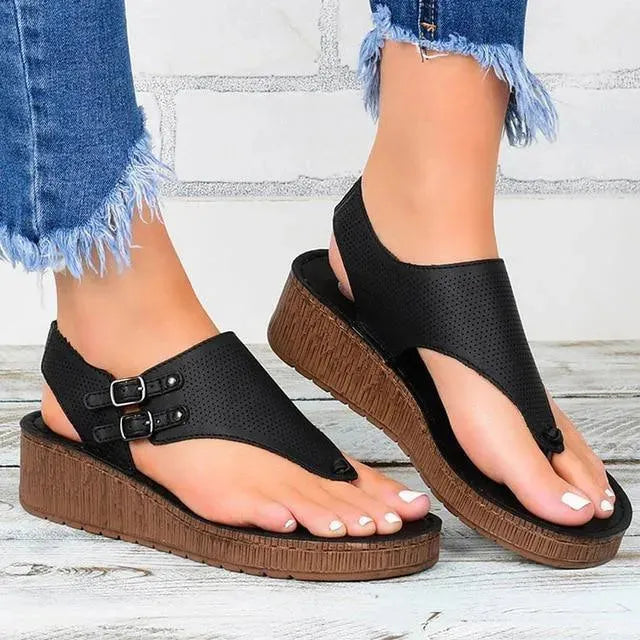 Casual Women Wedge Sandals - Wedge Shoes - LeStyleParfait