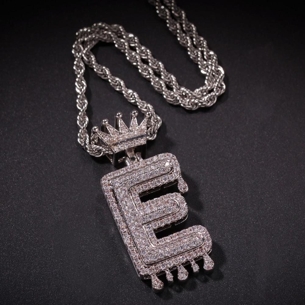 Chain Necklace - Letter "E" Pendant - Pendant Necklace - LeStyleParfait