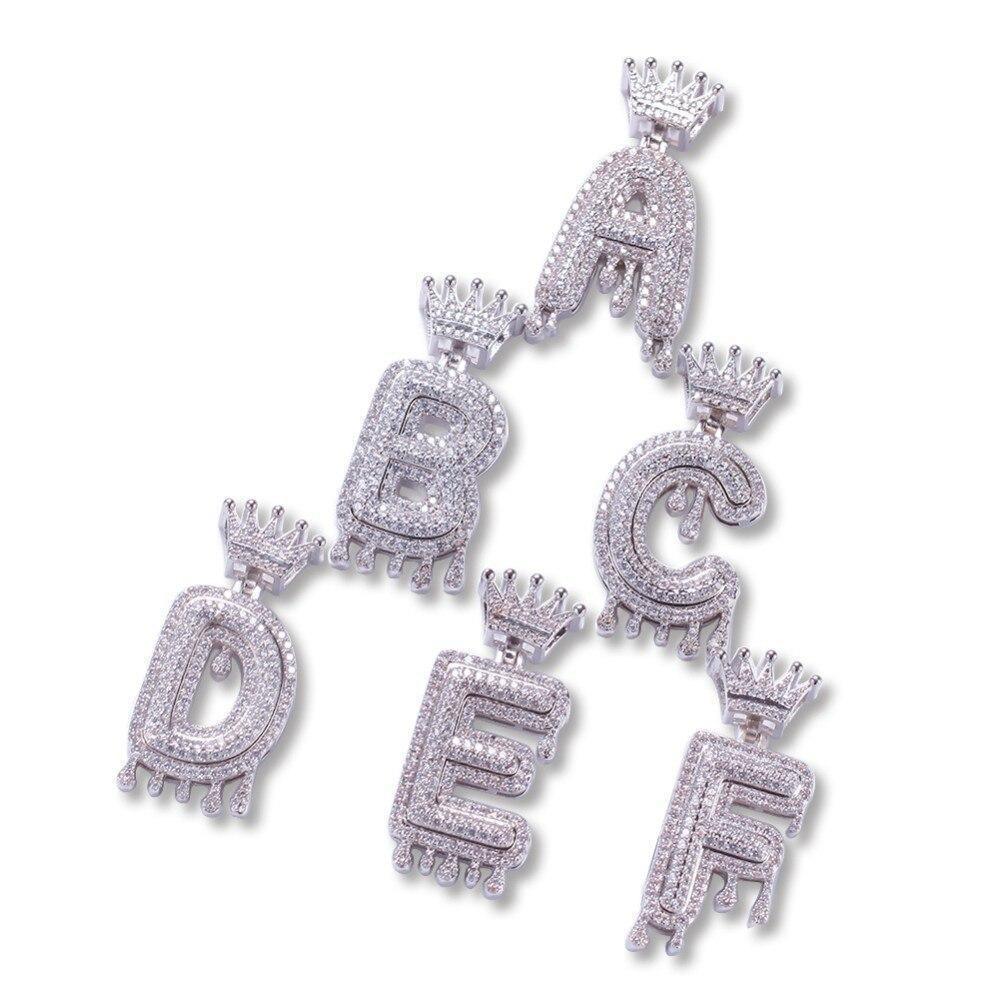 Chain Necklace - Letter "F" Pendant - Pendant Necklace - LeStyleParfait