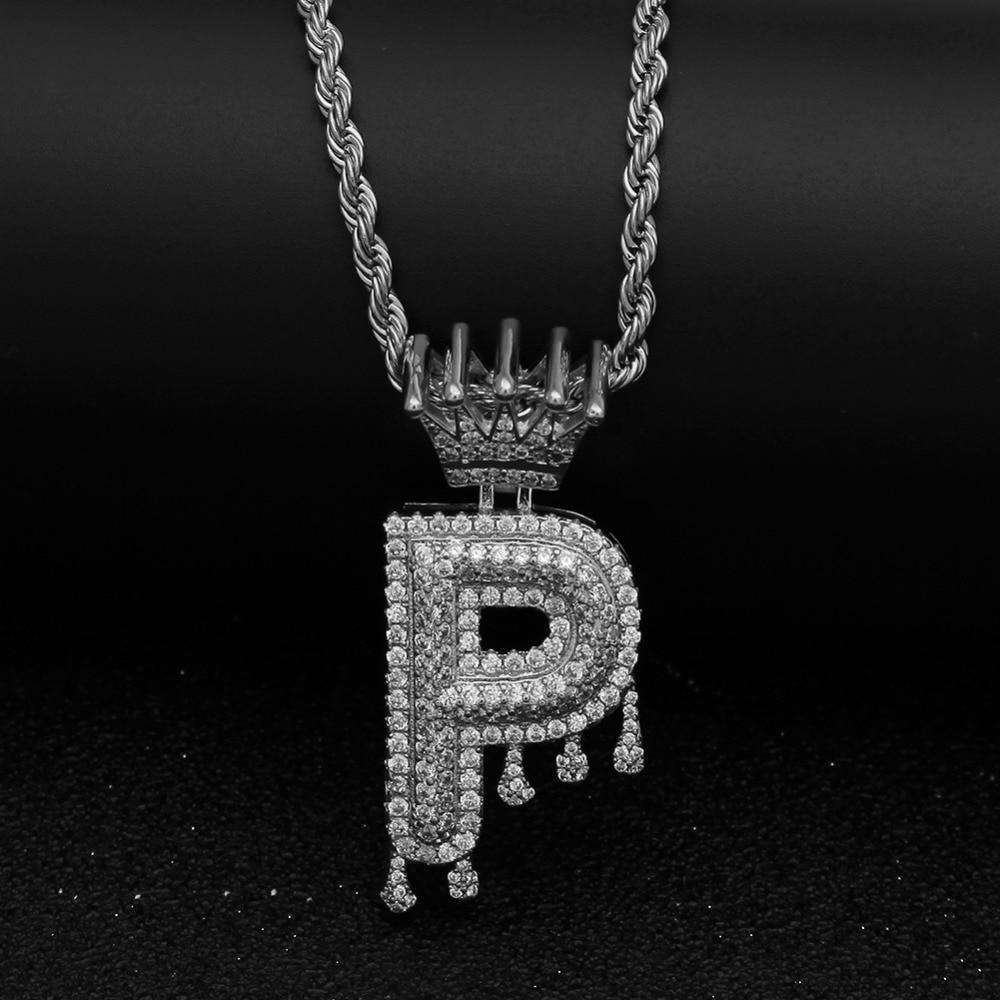 Chain Necklace - Letter "P" Pendant - Pendant Necklace - LeStyleParfait