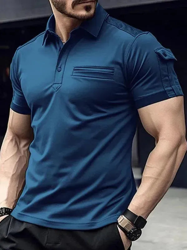 Chest Pocket Men Polo Shirt - Polo Shirt - LeStyleParfait