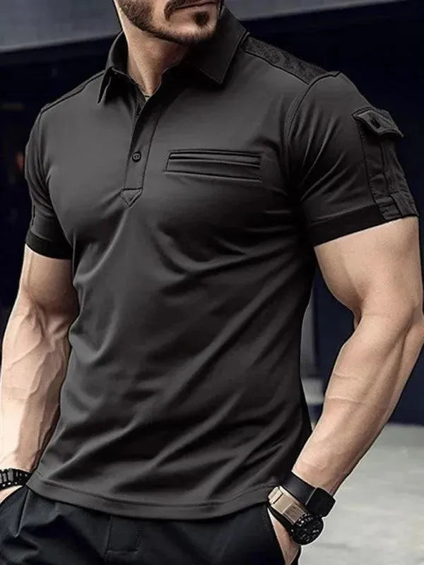 Chest Pocket Men Polo Shirt - Polo Shirt - LeStyleParfait