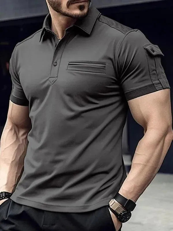 Chest Pocket Men Polo Shirt - Polo Shirt - LeStyleParfait