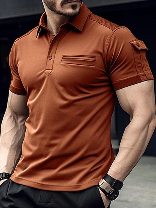 Chest Pocket Men Polo Shirt - Polo Shirt - LeStyleParfait