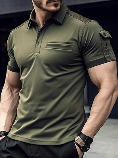 Chest Pocket Men Polo Shirt - Polo Shirt - LeStyleParfait