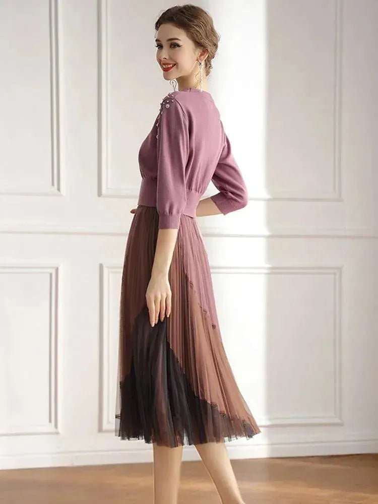 Chic Casual Women Knit Two-Piece Skirt Set - Knit Skirt Set - LeStyleParfait