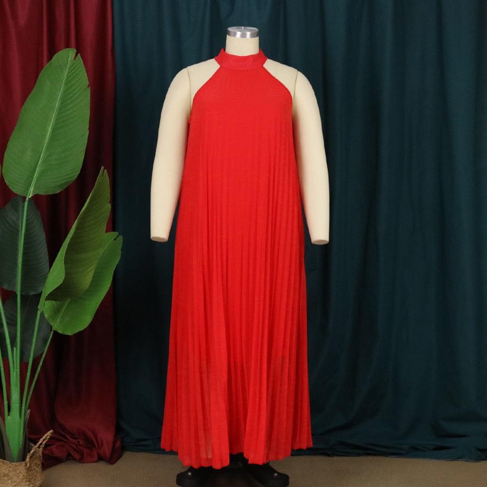 Chiffon Sleeveless Loose Dress - Maxi Dress - LeStyleParfait
