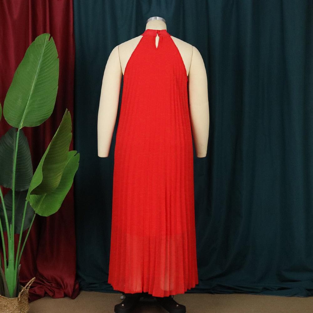 Chiffon Sleeveless Loose Dress - Maxi Dress - LeStyleParfait