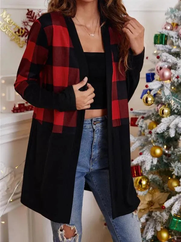 Christmas Print Casual Women Cardigan Sweater - Cardigan Sweater - LeStyleParfait