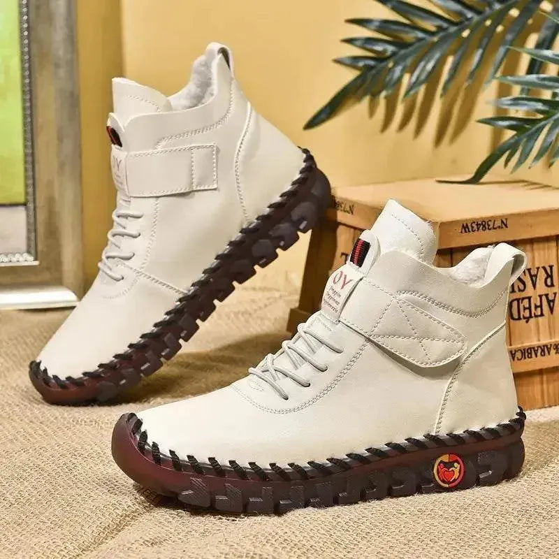 Chucky Heel Ankle Snow Boots - Snow Boots - LeStyleParfait