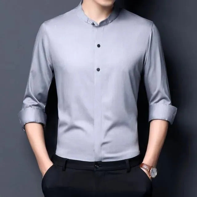 Clapton Satin Shirt For Men - Silk Shirt - LeStyleParfait
