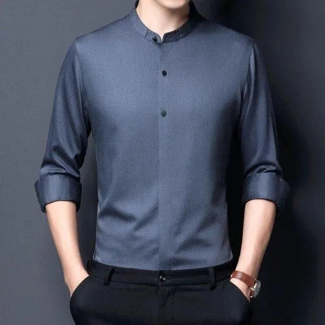 Clapton Satin Shirt For Men - Silk Shirt - LeStyleParfait