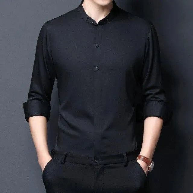 Clapton Satin Shirt For Men - Silk Shirt - LeStyleParfait