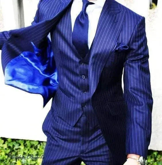 Elegant Three Piece Men's Suits: The Complete Style Guide for Modern Gentlemen fashion image