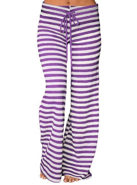 Comfortable Striped Women Pants - Women Pants - LeStyleParfait