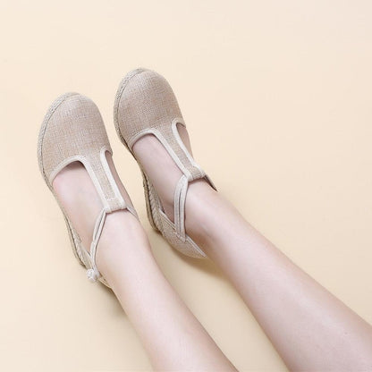 Comfortable Wedge Sandal Shoes - Wedge Shoes - LeStyleParfait