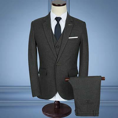 Corden Three Piece Grey Suit - Three Piece Suit - LeStyleParfait