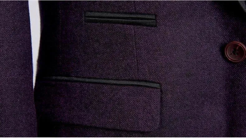 Cowell Tuxedo Wedding Suit, Shawl Collar - Tuxedo Suit - LeStyleParfait