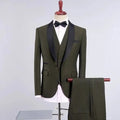 Cowell Tuxedo Wedding Suit, Shawl Collar - Tuxedo Suit - LeStyleParfait