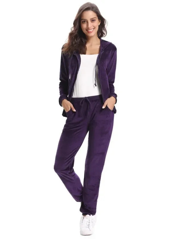 Leatherette Brown Sugar 2 Piece Jogger Set main image 1