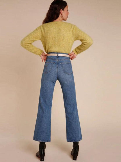 Crewneck Button Women Cardigan Sweater - Cardigan Sweater - LeStyleParfait
