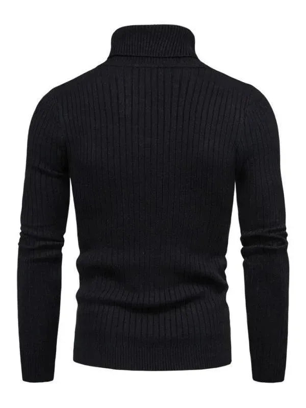 Cross-Border Slim Fit Turtleneck Men Sweater - Pullover Sweater - LeStyleParfait