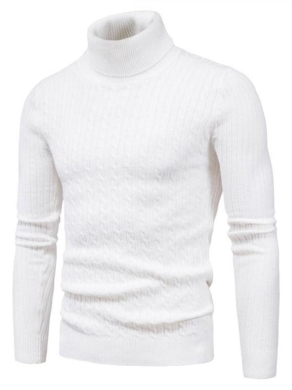 Cross-Border Slim Fit Turtleneck Men Sweater - Pullover Sweater - LeStyleParfait