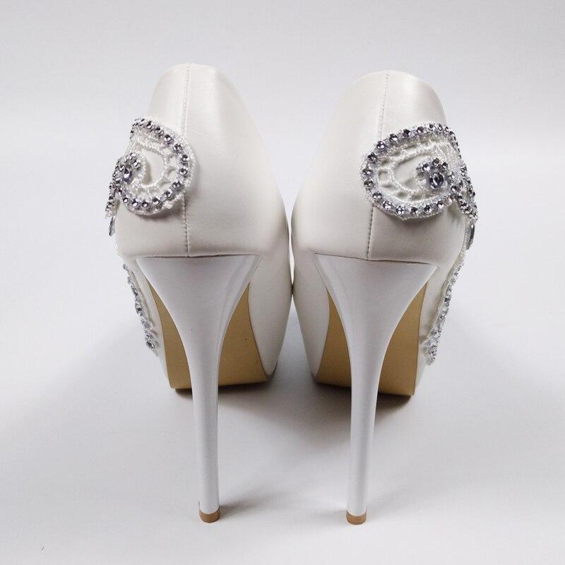 Crystal Floral Wedding Pumps Shoes - Pumps Shoes - LeStyleParfait