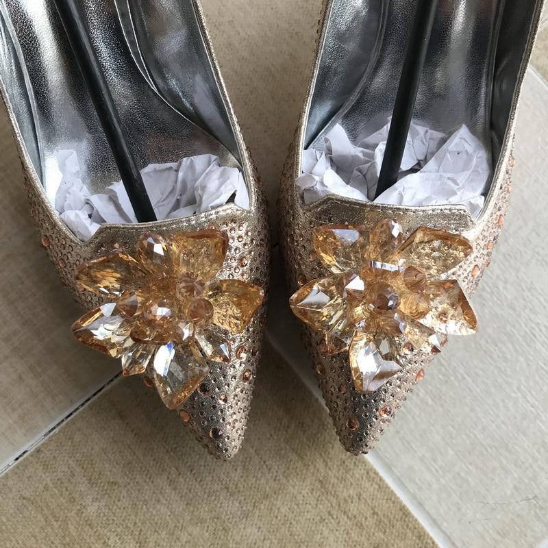 Crystal Rhinestone Wedding Pumps Shoes - Pumps Shoes - LeStyleParfait