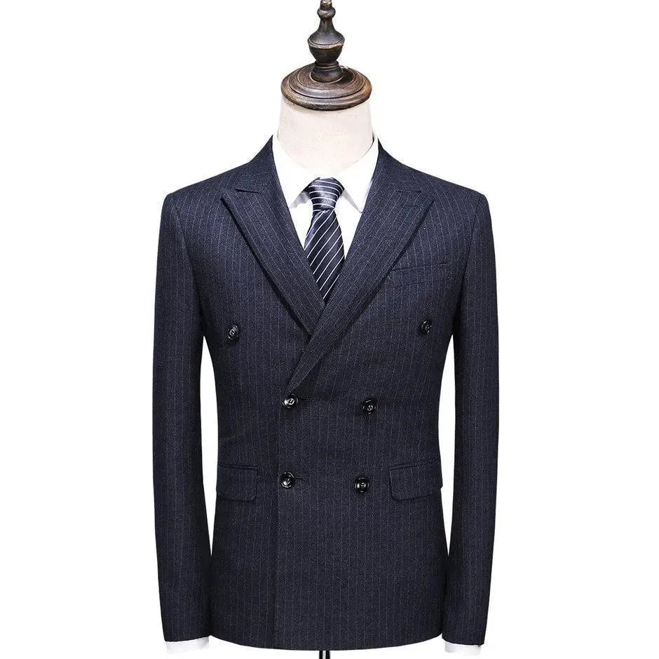 D. Craig Double Breasted Suit - Two Piece Suit - LeStyleParfait