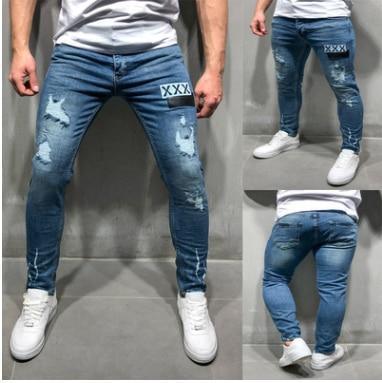Distressed Stretch Jeans Pants For Men - Men's Jeans - LeStyleParfait