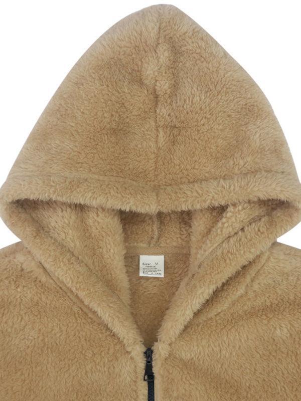 Double-Sided Hooded Men Winter Jacket - Fleece Jacket - LeStyleParfait