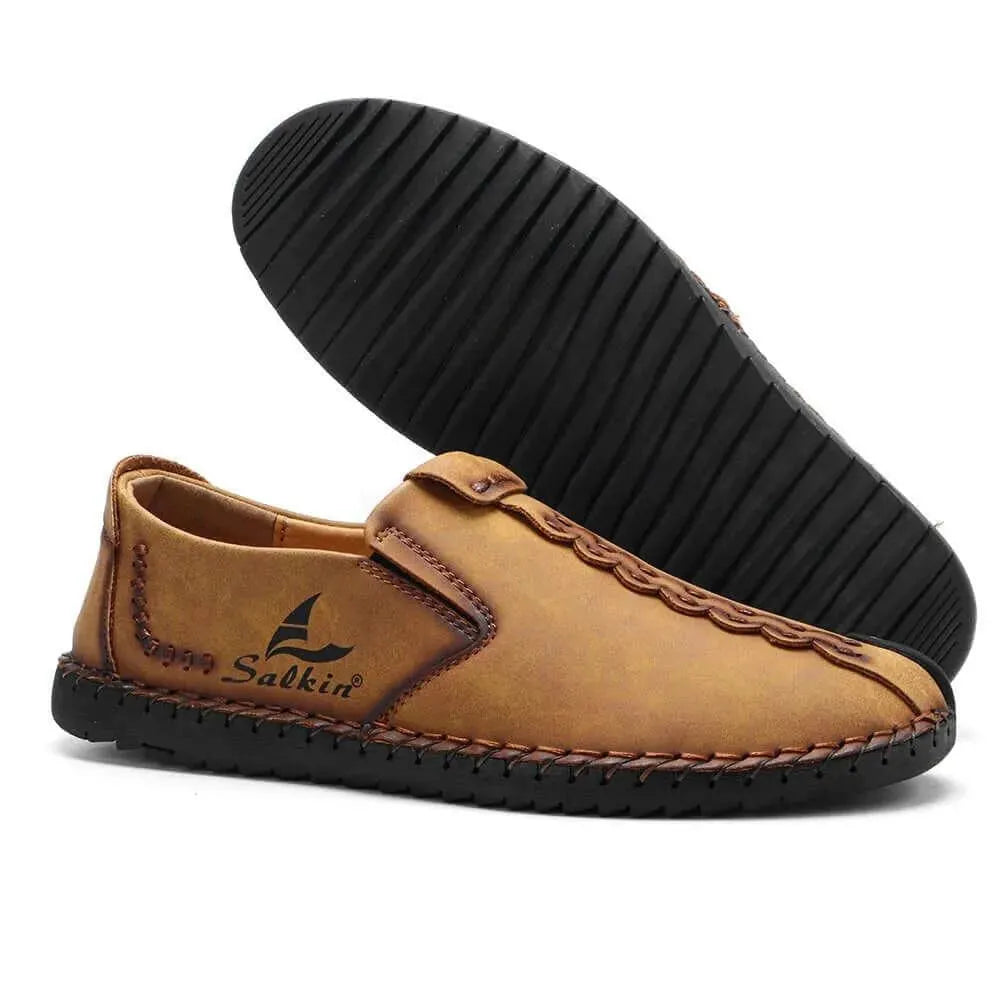 Drake Slip-On Leather Shoes - Casual Shoes - LeStyleParfait